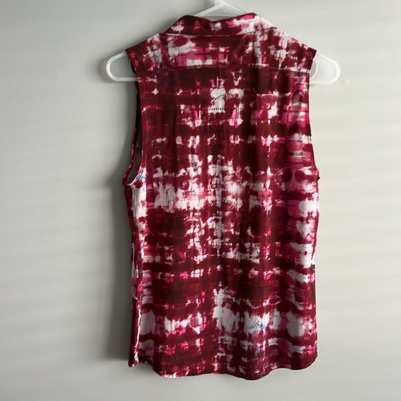 Multi-Colored Foray Sleeveless Polo - Picture 4 of 5